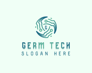 Circuit Tech Developer logo design