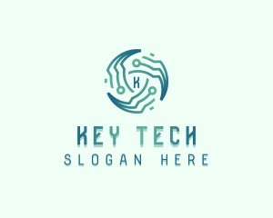 Circuit Tech Developer logo design