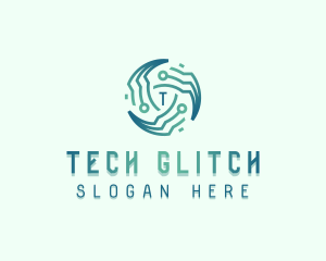 Circuit Tech Developer logo design