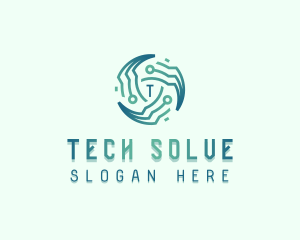 Circuit Tech Developer logo design