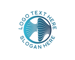 Technology - Tech Software Waves logo design