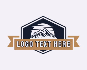 Hills - Mountain Summit Exploration logo design