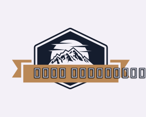 Campsite - Mountain Summit Exploration logo design