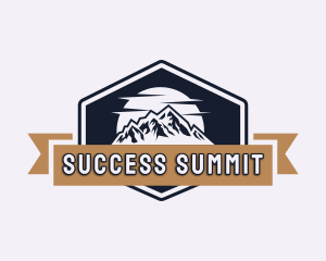 Mountain Summit Exploration logo design