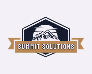 Mountain Summit Exploration logo design