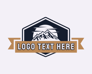 Landscape - Mountain Summit Exploration logo design