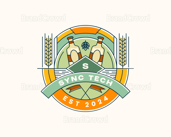 Beer Pub Liquor Logo