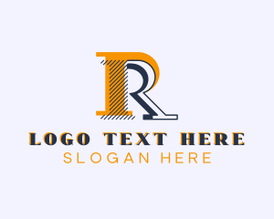 Letter R - Corporate Company Letter R logo design