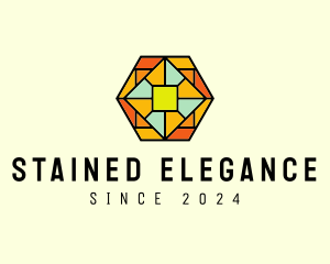 Creative Stained Glass  logo design