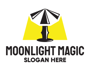 Nighttime - Bedside Lampshade Light logo design