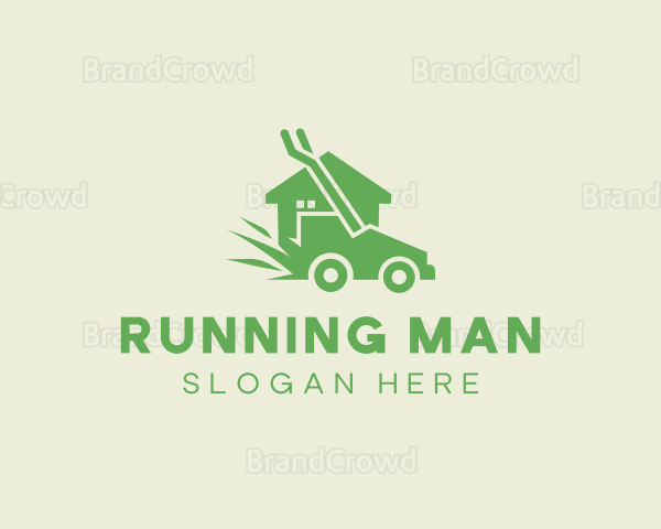 House Lawn Mower Logo