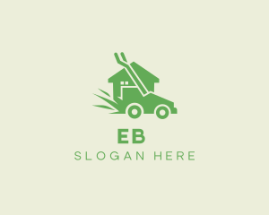 House Lawn Mower Logo