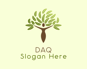 Eco Friendly Human Tree Logo