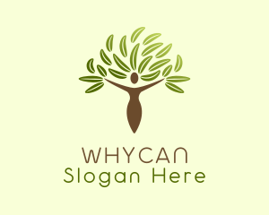 Eco Friendly Human Tree Logo