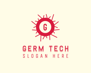 Germ - Virus Bacteria Germ logo design