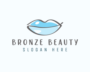 Water Beauty Lips logo design