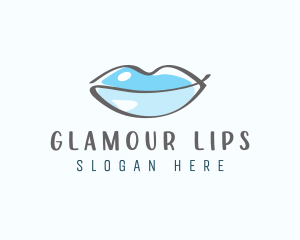 Water Beauty Lips logo design