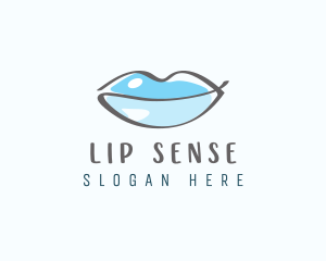 Water Beauty Lips logo design