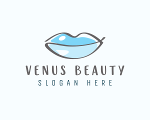 Water Beauty Lips logo design