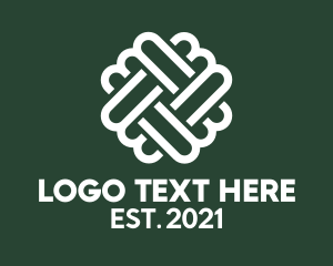 Flooring - White Textile Flooring logo design