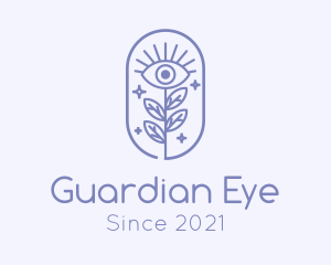 Sparkling Nature Eye  logo design