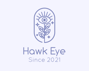 Sparkling Nature Eye  logo design