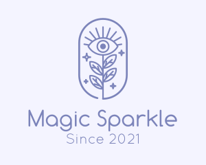 Sparkling Nature Eye  logo design