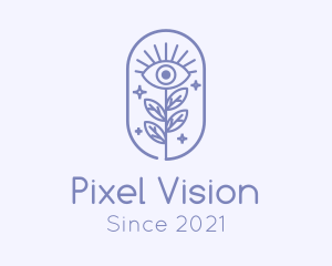 Visual - Sparkling Nature Eye logo design