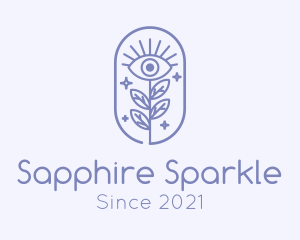 Sparkling Nature Eye  logo design