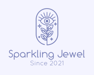 Sparkling Nature Eye  logo design