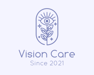 Optometrist - Sparkling Nature Eye logo design