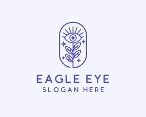 Sparkling Nature Eye  logo design