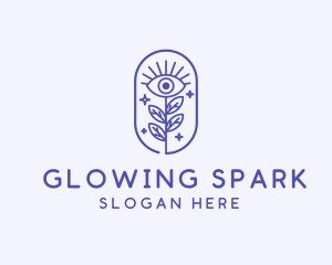 Sparkling Nature Eye  logo design