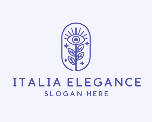 Sparkling Nature Eye  logo design