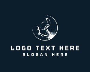 Metal - Welding Machinist Forge logo design