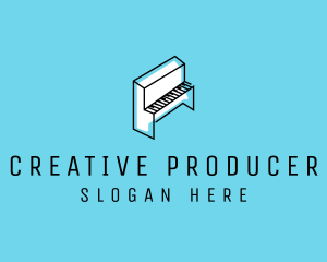 Producer - Music Instrument Piano logo design