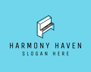 Musical - Music Instrument Piano logo design