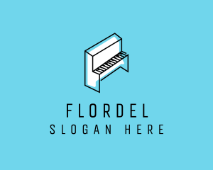 Music Instrument Piano logo design