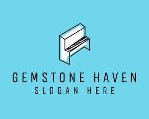 Music Instrument Piano logo design