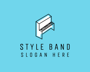 Music Instrument Piano logo design