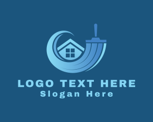 Gradient - Squeegee House Cleaning logo design