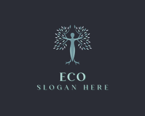 Woman Tree Wellness logo design