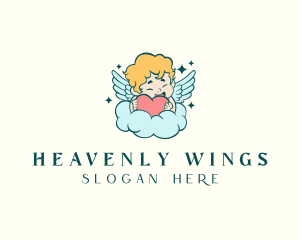 Angel - Love Angel Cherubim logo design