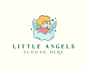 Love Angel Cherubim logo design