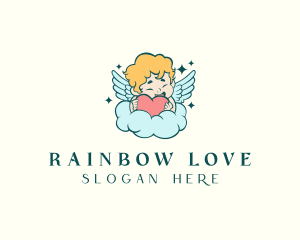 Love Angel Cherubim logo design