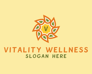 Flower Nature Beauty Wellness  logo design