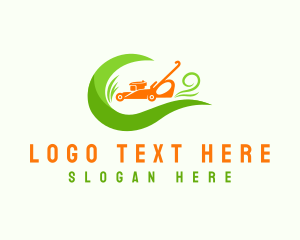 Plant - Lawn Mower Grass logo design