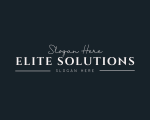 Elegant Professional Business Wordmark Logo