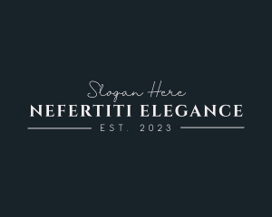 Elegant Professional Business Wordmark logo design