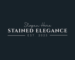 Elegant Professional Business Wordmark logo design